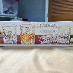 NWOT Fifth Avenue Crystal 10oz Old Fashions